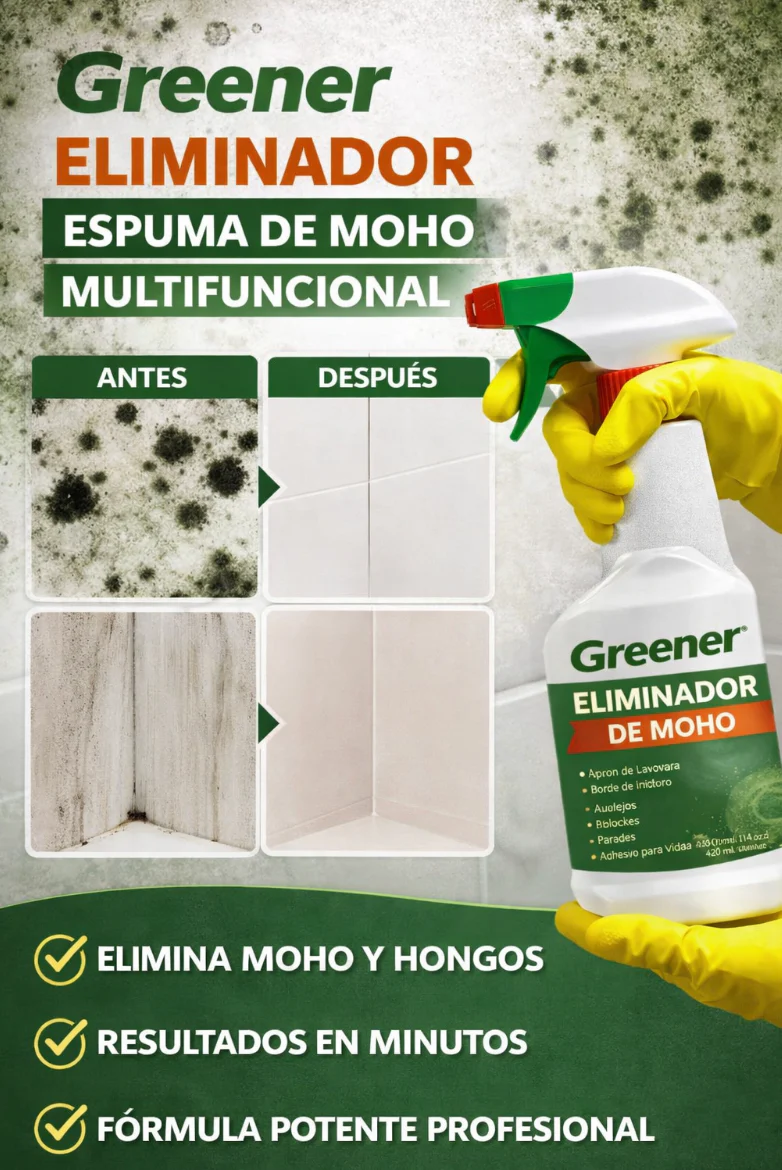 Spray Removedor Mohos y Limpiador Multiuso GREENER™